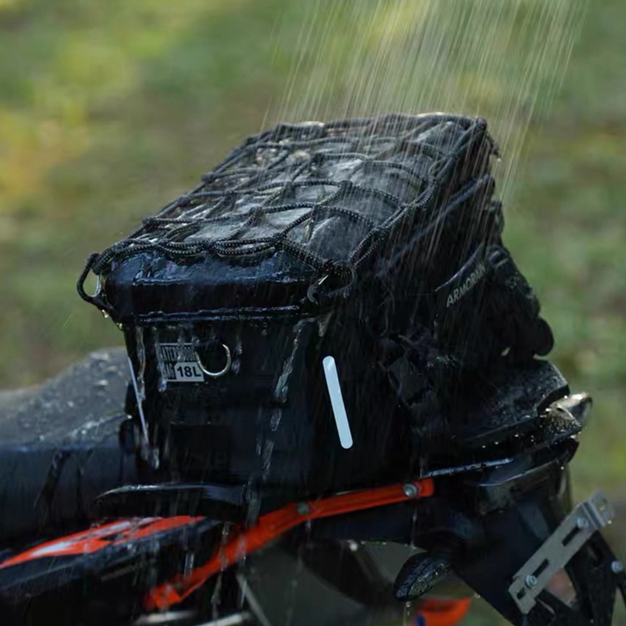 Waterproof ATV Motorcycle Hard Shell Waterproof Tail Bag Rear Seat Bag Camera Equipment Luggage Bag Motorbike Touring Camera Bag