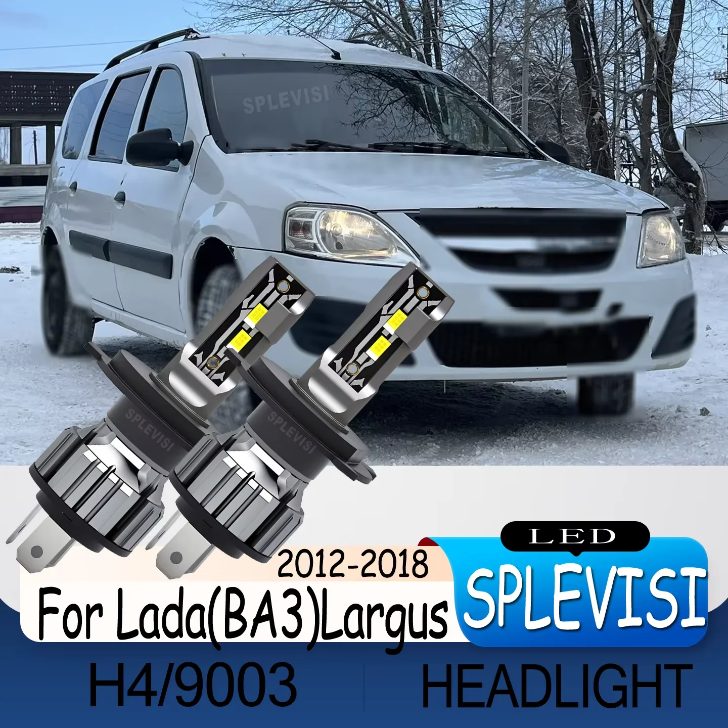 Steady Light Maintain Clarity for many Years No Delay 9003 LED Headlight For Lada(BA3) Largus 2012 2013 2014 2015 2016 2017 2018