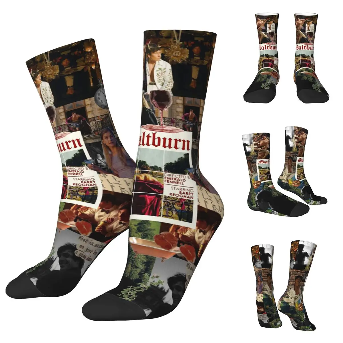 Cool Jacob Elordi Film Men and Women printing Socks,Windproof Applicable throughout the year Dressing Gift