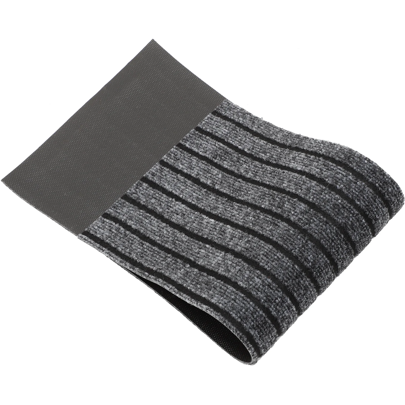 

Stair Tread Carpet Non-slip Mat 26x75cm Gray Polyester Anti-slip Stair Pad Kids Use Durable Reusable