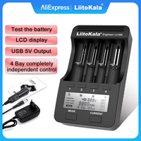 Liitokala Lii-500 Lii-S12 D4XL 18650 Smart Battery Charger,3.7V 18350 14500 18500 21700 26650 1.2V AAA NiMH Lithium LCD Charger