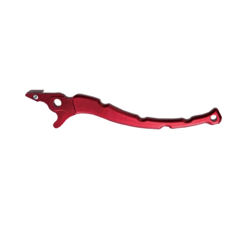 Electric Motorcycle Modified Aluminum Brake Levers, Hydraulic Disc Brake Left & Right Handles, Red Clutch Brake Levers
