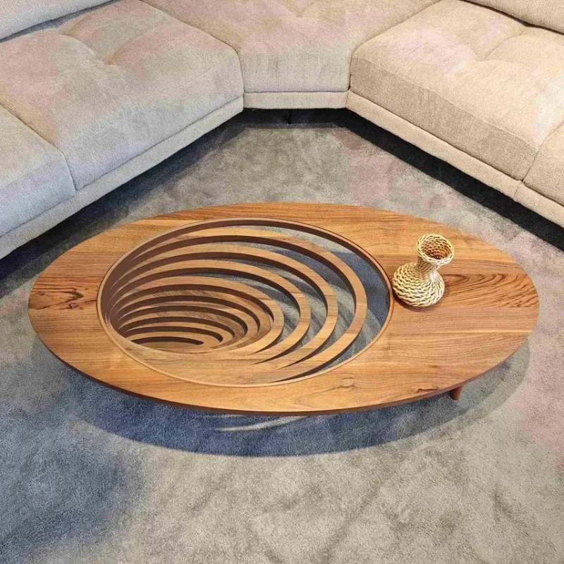 B Lounge Clear Side Table Decoration Round Italian Beauty Room Decor Coffee Table Large Size Mesa Auxiliar Ornaments Home