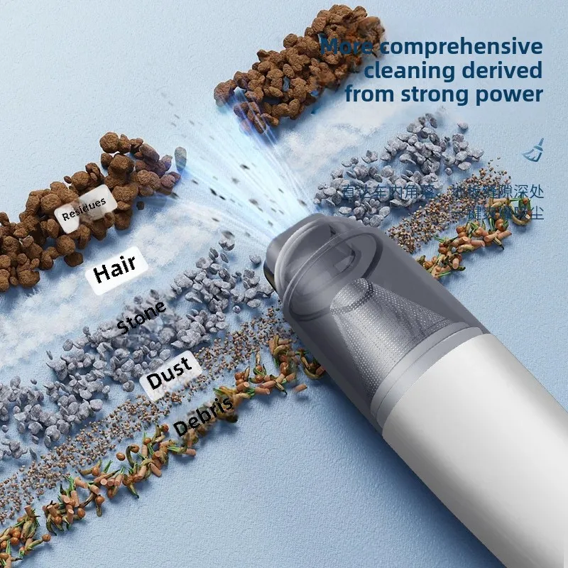ポータブルワイヤレス車用掃除機強力なブロー吸引ツーインワンハイパワー送風集塵機オートバイ機器 Acc