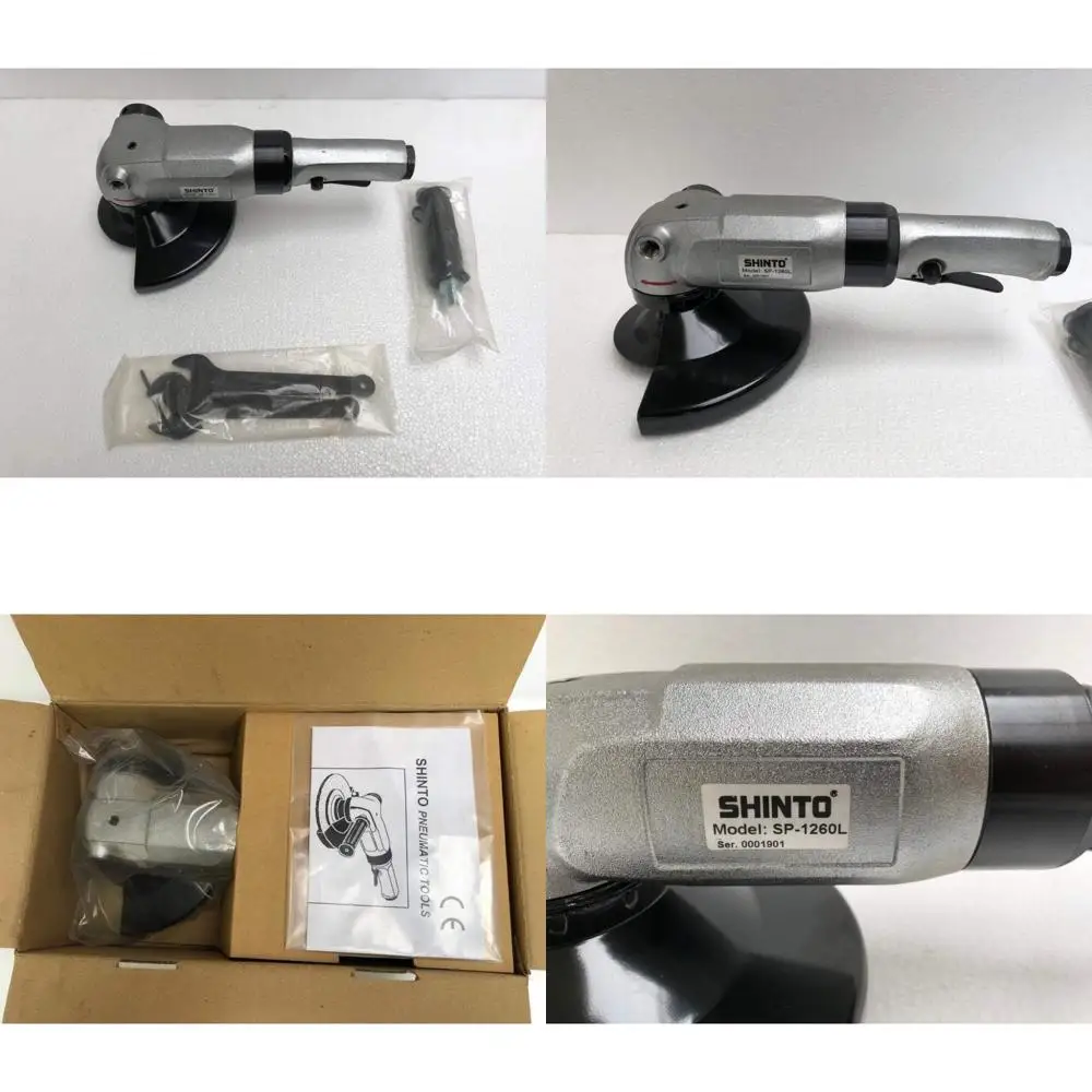 

Промышленная пневматическая угловая шлифовальная машина, рычаг типа, дроссельная заслонка, 7-дюймовый электроинструмент промышленного класса для тяжелых условий эксплуатации