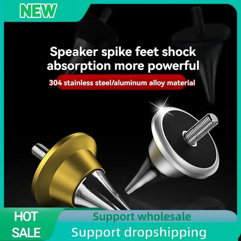 

Solid Speaker Isolation Spike Feet Stand Damper Cone For Hifi Audio Turntable Recorder AMP