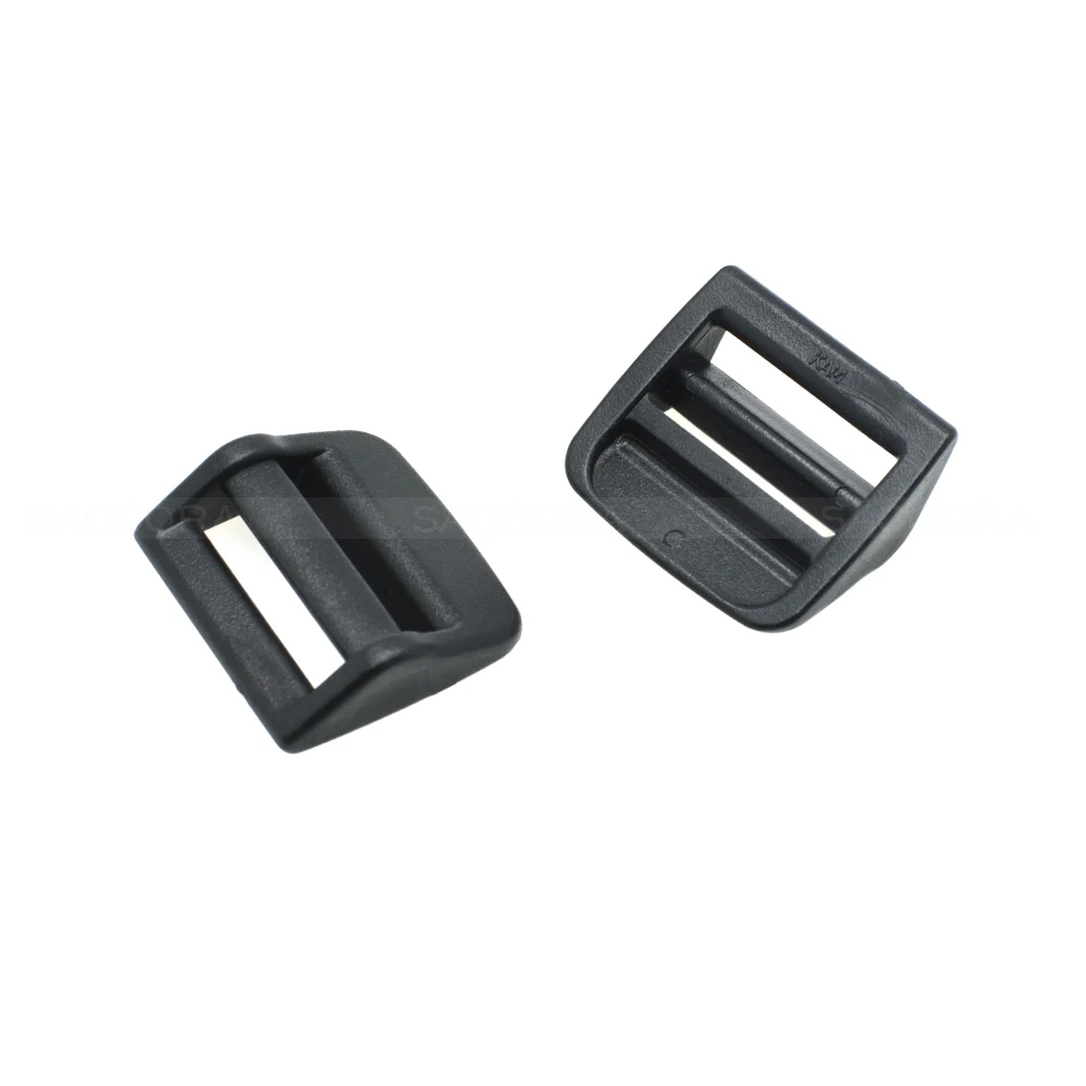 20mm 25mm 32mm 38mm Plastic Ladder Lock TriGlide Slider Adjust Buckle for Outdoor Backpack Straps Dog Collar