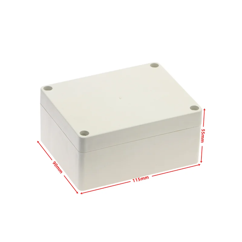 1pcs 115x90x55mm Plastic case Security power supply case Electronic instrument case Outdoor wiring waterproof box