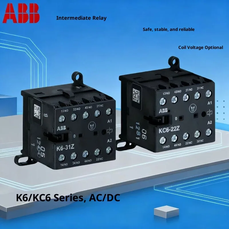 

Малое реле переменного тока ABB K6-22Z-31Z/40E, контакторное реле постоянного тока KC6-22Z-31Z-40E 24 В/110 В/220 В