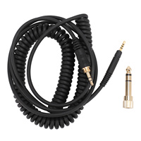 2.5mm to 3.5mm 6.35mm Plug Coiled Headphone Cable Replacement for Sennheiser HD598 HD598Cs HD599 HD569 HD579 HD558 HD518