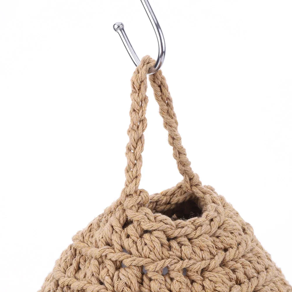 1-5Pcs Crochet Wasp Nest Decoy Fake Hornet Nest Faux Hornets Nest Repellent Hanging Wasp Nest Decoy for Housewarming Gift