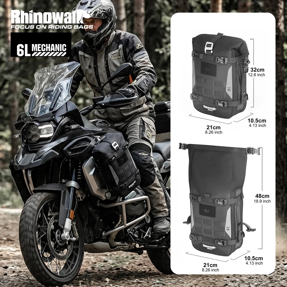 rhinowalk-motorcycle-bumper-bag-6l-waterproof-motor-crash-bar-bag-with-inner-support-board-back-panner-side-pack-travel-luggage