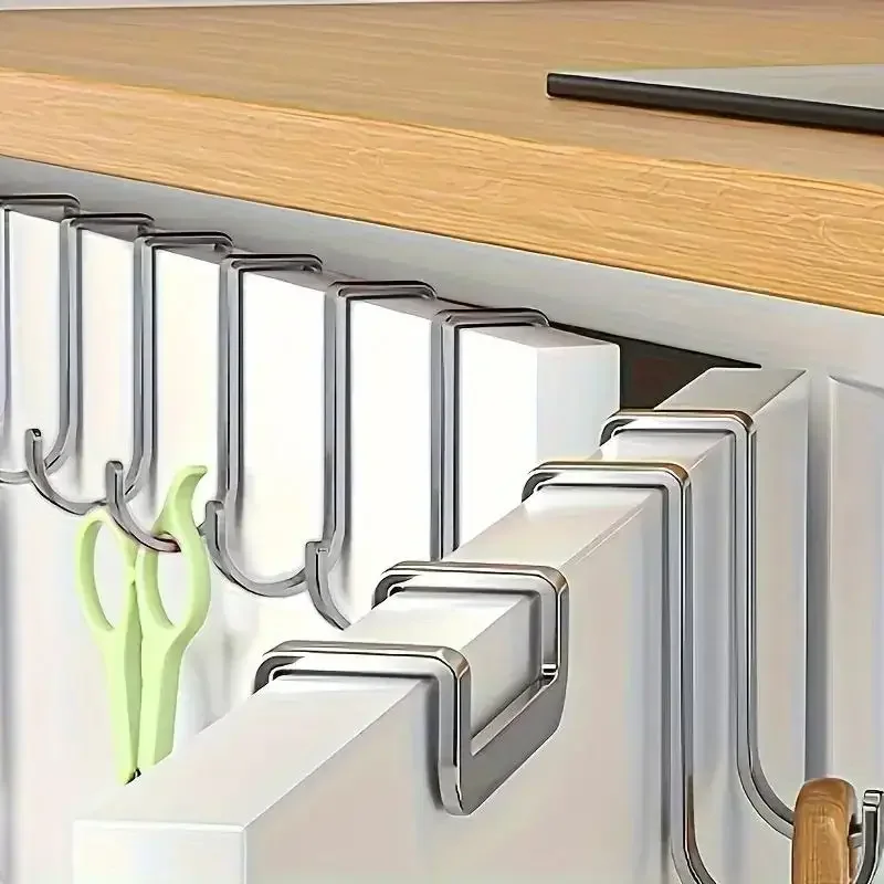 1 Metal Traceless Hook, Portable Punch-free Hook, Suitable for Kitchen, Office, Desktop, Home Storage and Organization - Detail 1