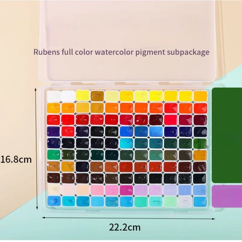 Imagem -06 - Rubens-tinta Aquarela Grau Artista Colorida Candy Macaron Suprimentos de Arte para Iniciantes Sub-pacote de 1ml 110 Cores