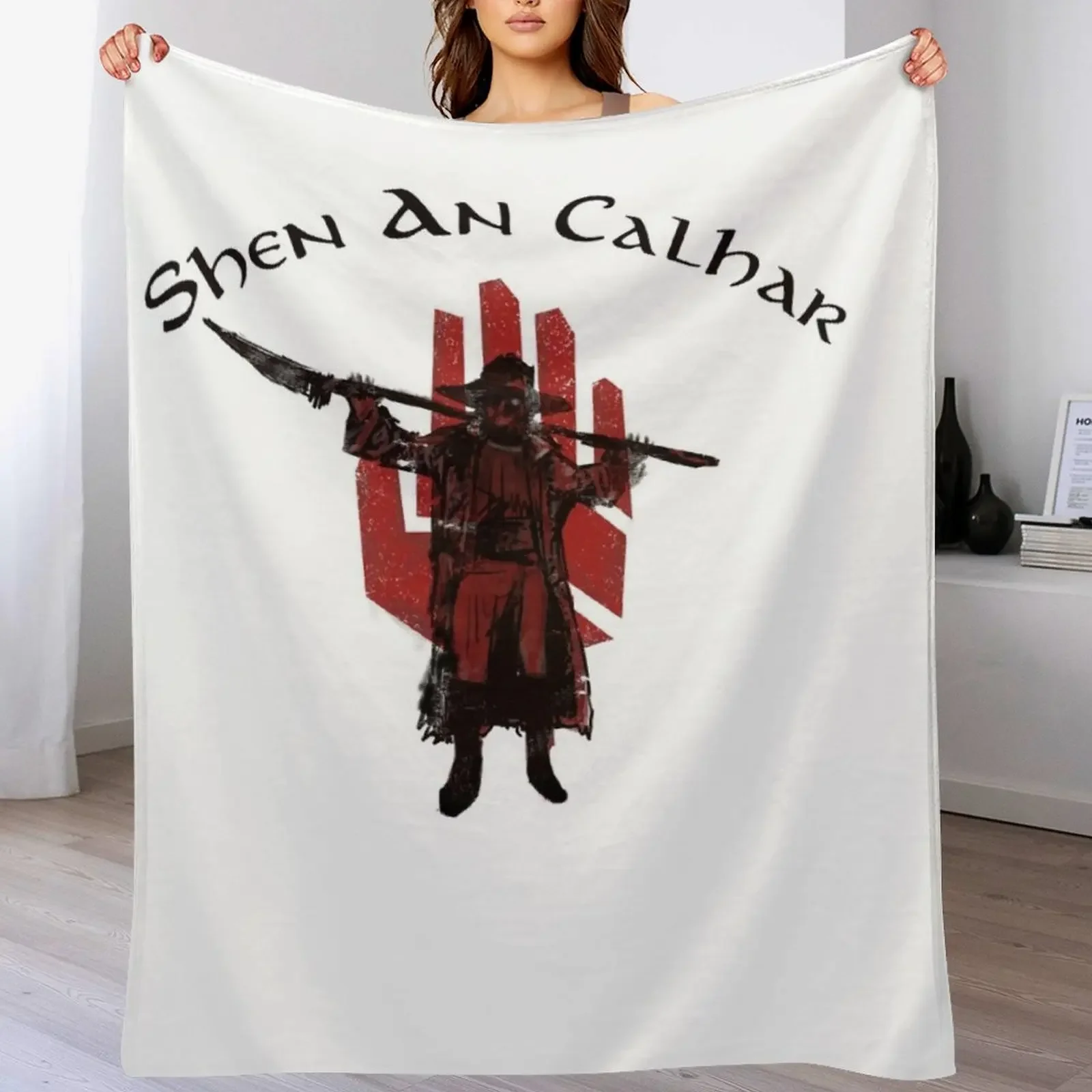 

Mat and Band of The Red Hand - Wheel of Time Throw Blanket Lightweight Cozy Blanket for Bed Sofa