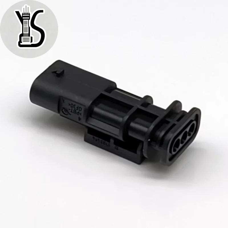 5PCS Original connector 1-1703494-2 For Car Smart Electronic Devices Automobile 100% brand new 3P male rubber shell