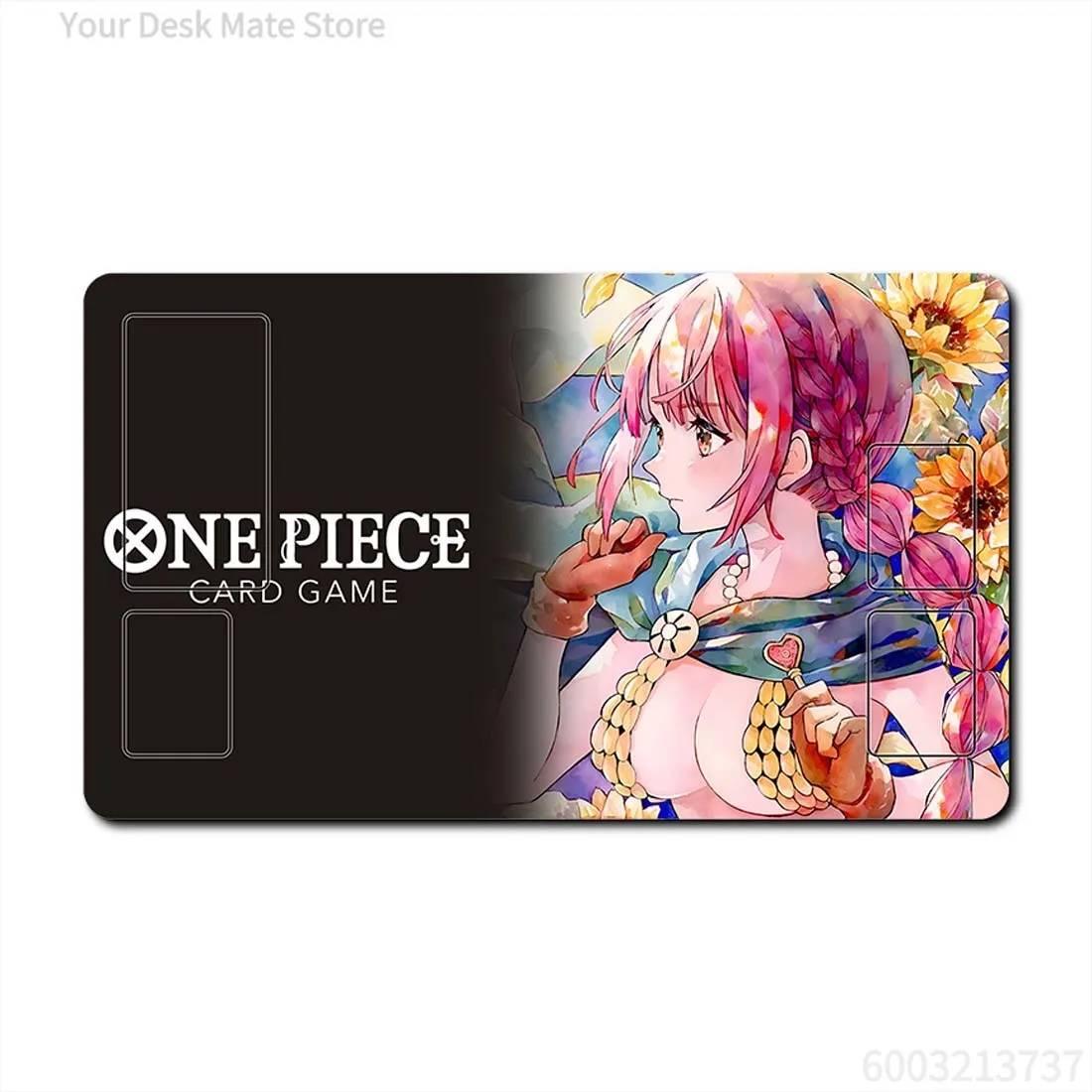 One Piece Rebecca Card Game Spielmatte, wasserdicht, rutschfest, große Schreibtischunterlage