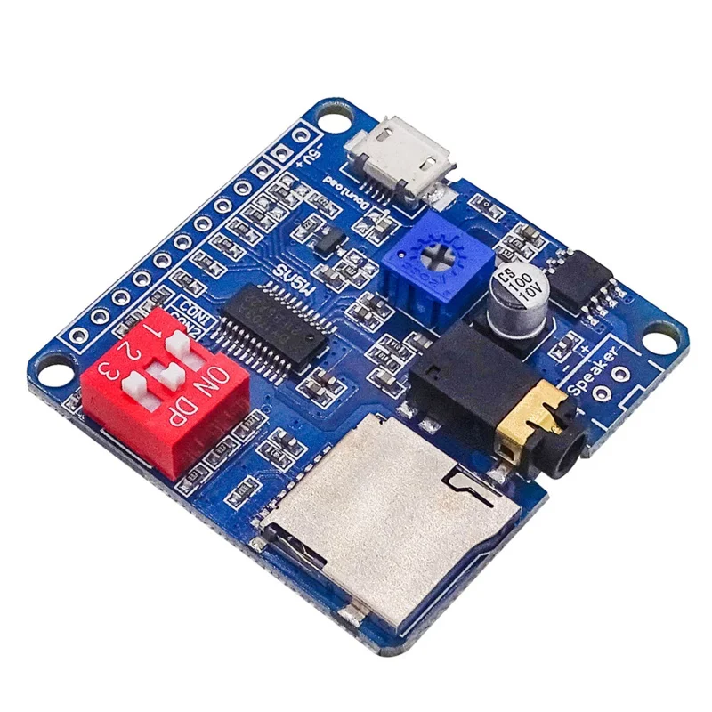 Mini DY-SV5W MP3 Player Module Trigger / Serial Port Control Audio Voice Playing Board