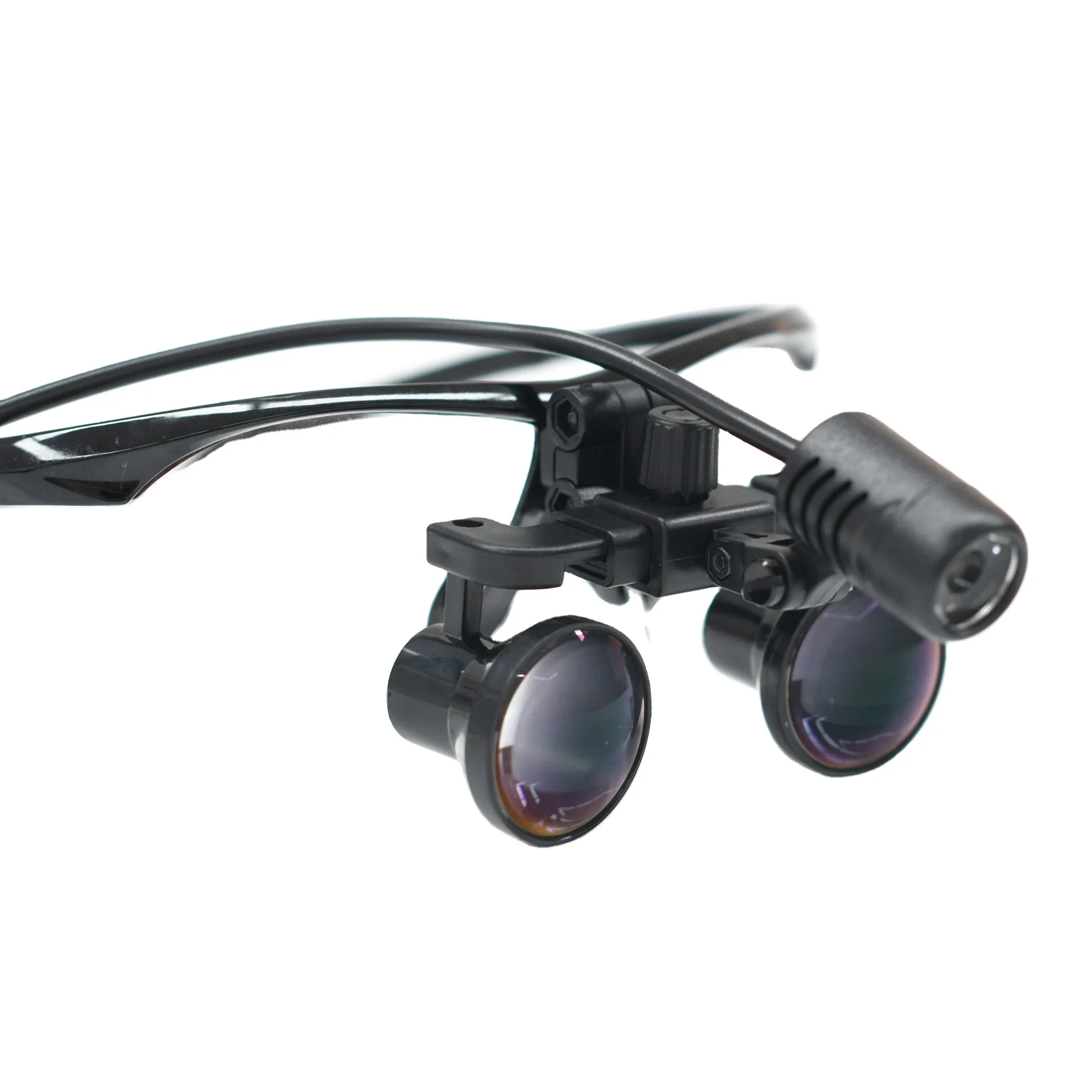 Galileo-flip up Type Dentist Den-tal Loupes Surgery Surgical Magnifier 3.5x Surgical Loupes With Head Light Lamp