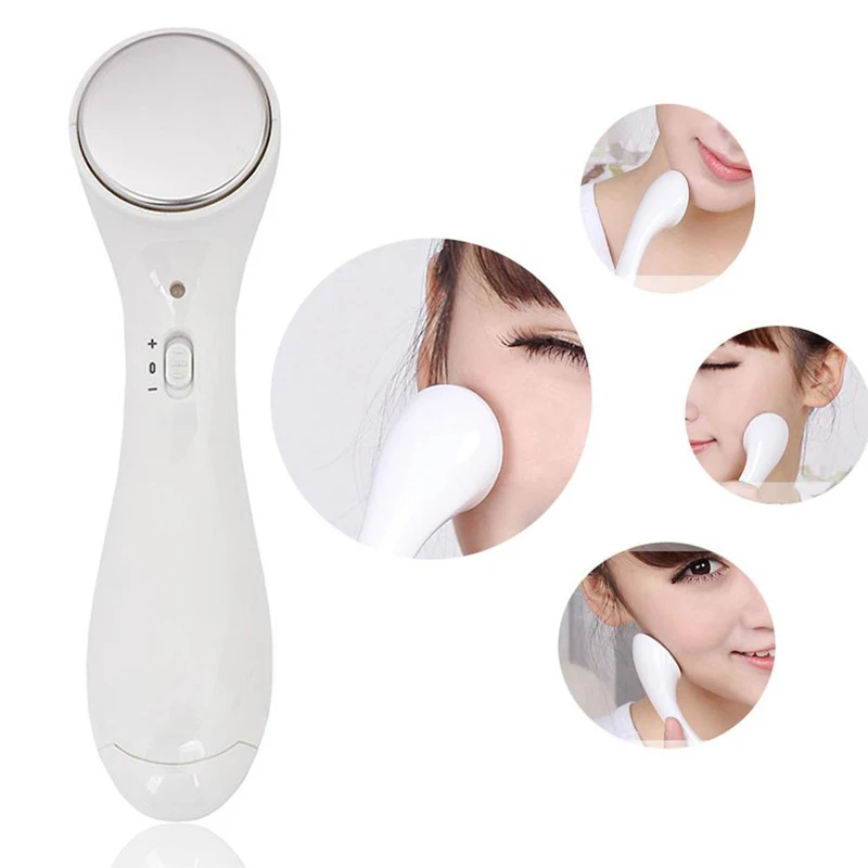 Masajeador facial iónico blanqueador antiarrugas para mujer, cuidado de la piel, limpiador Facial, belleza, iontoforesis electrónica