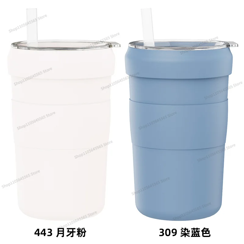 Popular quick cooling ice cup coffee  0 dilution ice bar water  double layer cold drink  chilled refrigeration