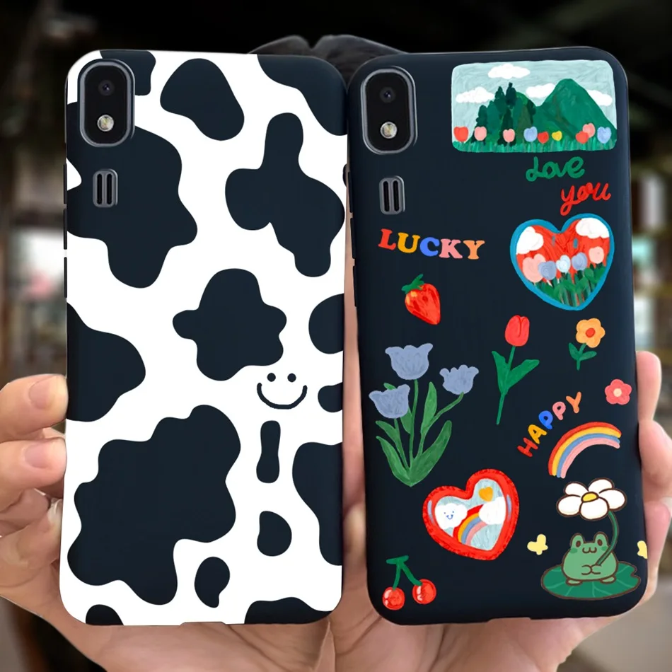 For Samsung Galaxy A2 Core Phone Case Cute Pattern Candy Color Soft Silicone TPU Cover For Samsung A2Core SM-A260G