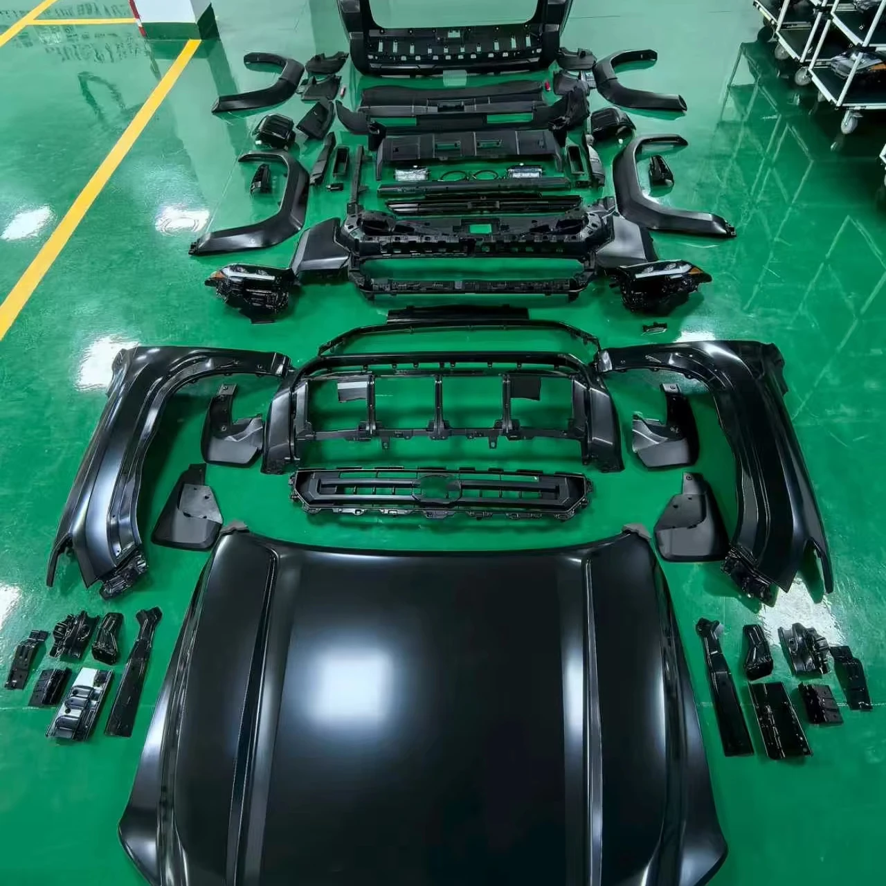 Factory Bumper Hood Fender Headlight Accessories for Type Body Kit for 4runner Old Upgrade to 4runner 25 2025