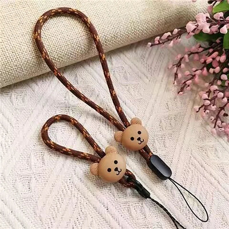 Mobiele Telefoon Lanyard Voor Iphone 14 13 Samsung Huawei P40 Xiaomi Flash Drives Cartoon Leuke Hanger Sleutelhangers Dslr Camera Sleutels Auto