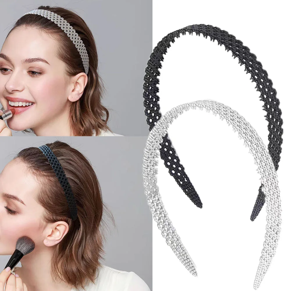 

3pc High Quality Vintage Solid Color Hairband for Women Girls Korean Retro Headband Hair Bands Accessories