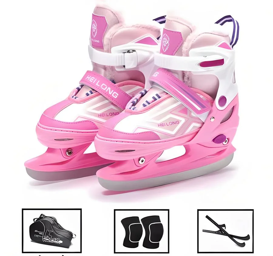 

Inline Skates For Men Women Ice Skating Shoes Thermal Warm Thicken Ice Figure Sneakers With Ice Blade For Kids Adult Teenagers