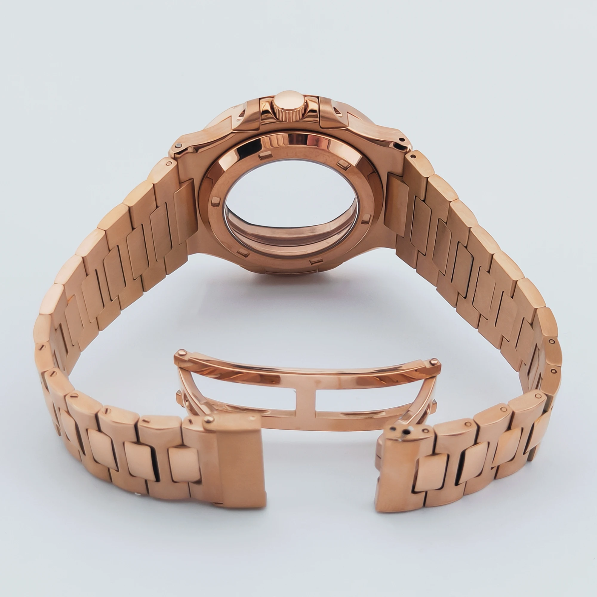 40 مللي متر مربع ساعة الحال بالنسبة نوتيلوس نمط Movt NH34 NH35 NH36 NH38 NH70 NH71 NH72 10bar مقاوم للماء 316L الفولاذ المقاوم للصدأ #6