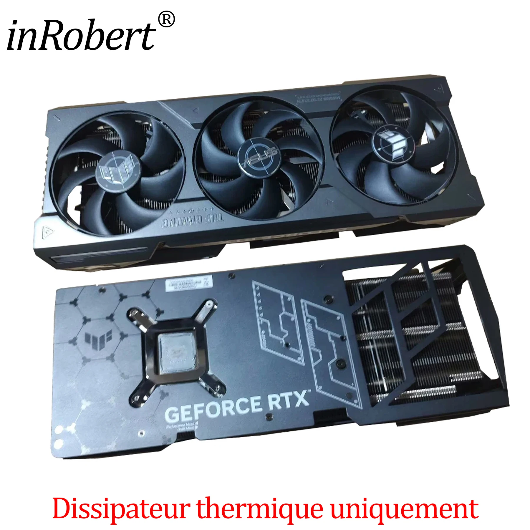 Ventilateur de carte vidéo d'origine F ou ASUS GeForce RTX 4080 4090 TUF, remplacement de la carte de fouille RTX4080 RTX4090, dissipateur thermique GPU