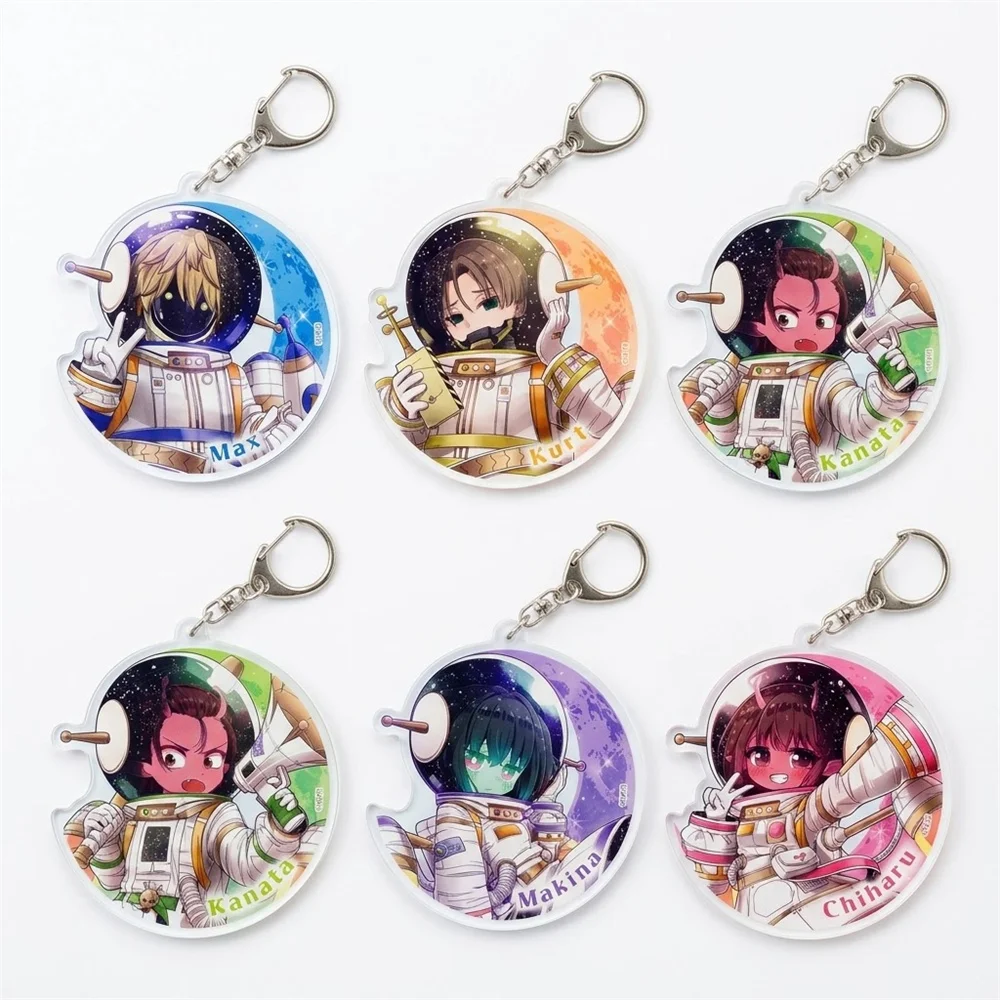6cm Anime cute Milky Subway Acrylic Keychain Characters Ornament Accessories Christmas Collection Gift