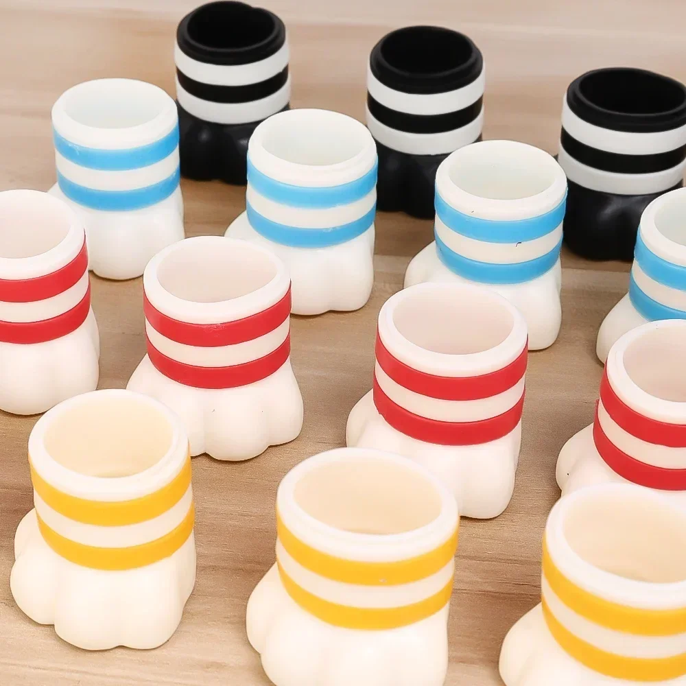 غطاء واقي لأرجل كرسي من السيليكون لمخالب القطط ، أغطية أرجل لطاولة الأثاث ، سجادة حماية أرضية مانعة للإنزلاق ، ديكور المنزل ، 16: 1