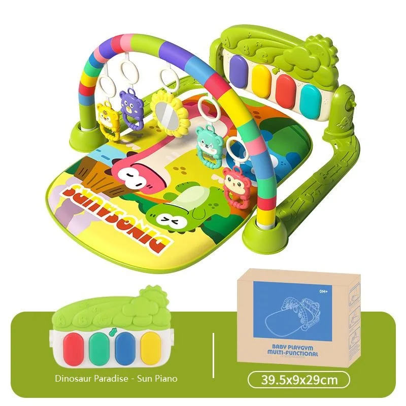 New Selling Baby Music Fitness Rack Newborn Fitness 0-1 Year Old Newborn Piano Game Pad Christmas Gift Mother Child Supplies