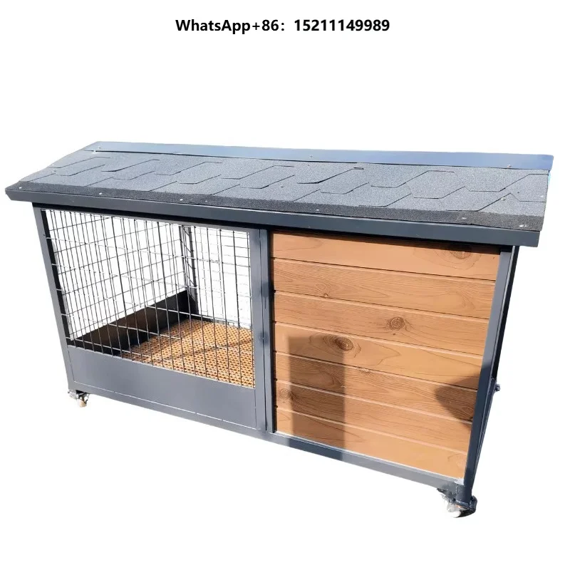 Outdoor Waterproof Pet House Dog Cat Shelter Weatherproof Kennel