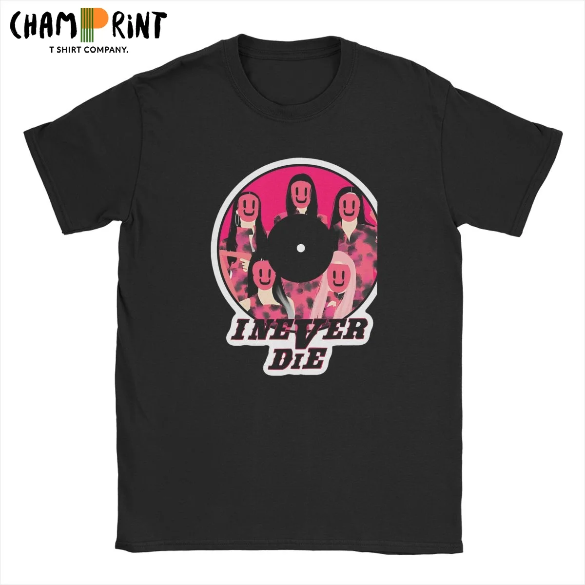 (G)I-Dle Tomboy Vinyl Korean Idol T Shirts Men Cotton Novelty T-Shirt Crewneck Music Group Tee Shirt Short Sleeve Clothing Party