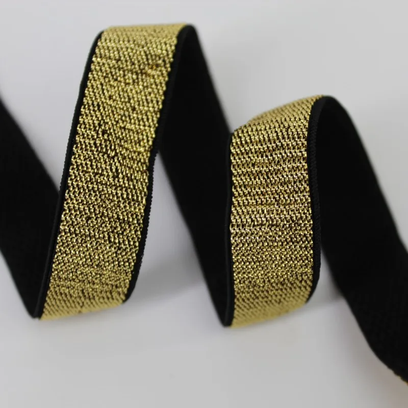 شريط من الألياف اللدنة المرنة اللامعة بطول 5 متر/2 متر، لمسة نهائية معدنية ذهبية/فضية |   حزام الملابس الداخلية DIY وحزام الخصر