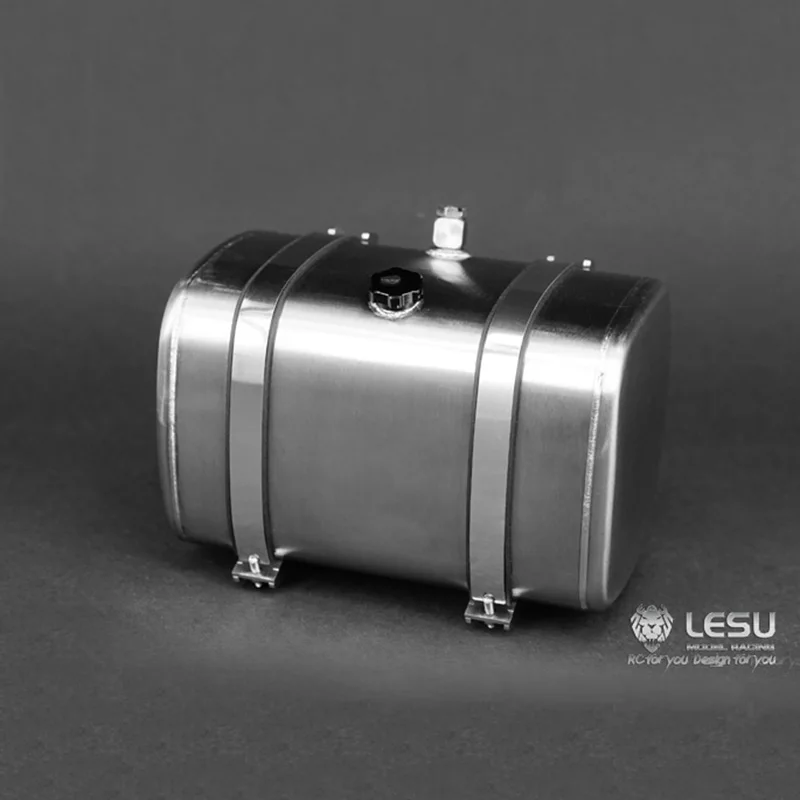 85MM LESU Metal Hydraulic Oil Tank for 1/14 RC DIY TAMIYA Scania MAN Benz Tractor Truck Dumper Model