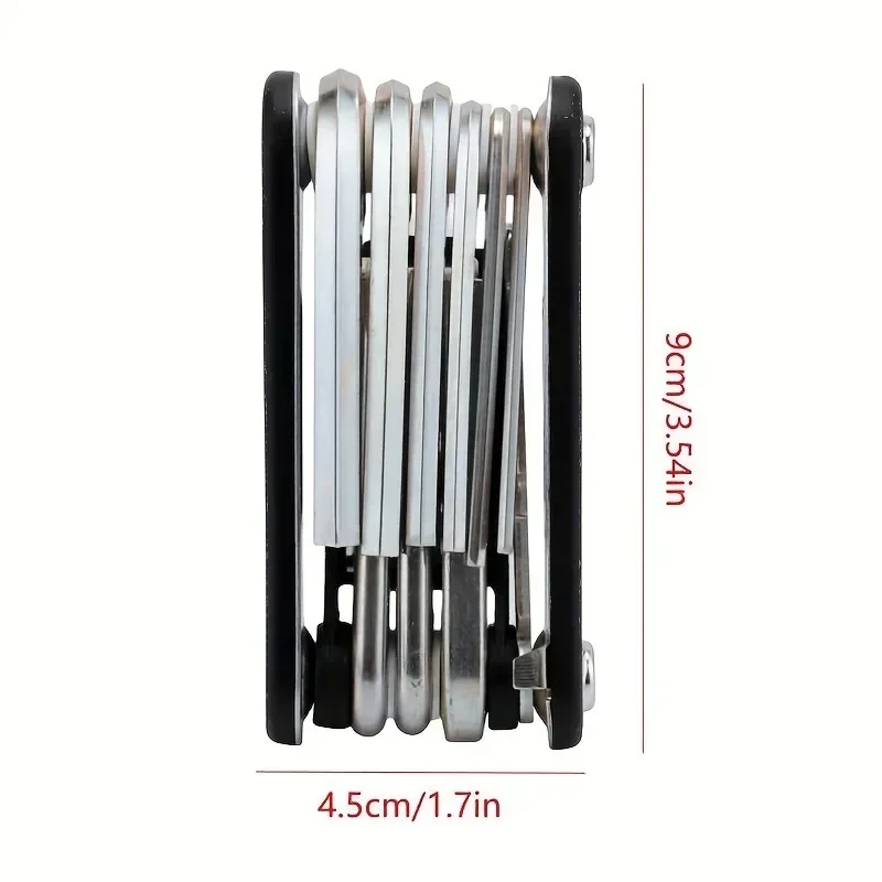 16 in 1 mountain bike portable socket multi-purpose wrench bike multi tool screwdriver bike repair tool