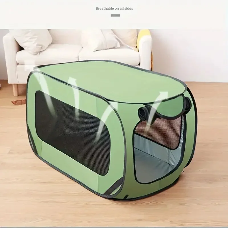 Portable Foldable Pet Kennel For Dogs & Cats Indoor Outdoor Pet Nest Car Seat Travel Carrier Lightweight & amp Folding fence