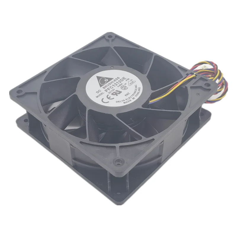 New delta PFC1212DE 12V 4.8A 12038 12cm large air volume ant temperature control cooling fan