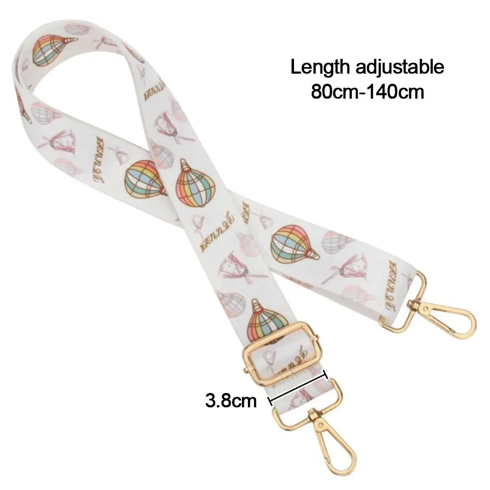 Ethnic Style Embroidered Bag Strap Woman Purse Straps for Crossbody Messenger Shoulder Bag Accessories Adjustable Belts Straps