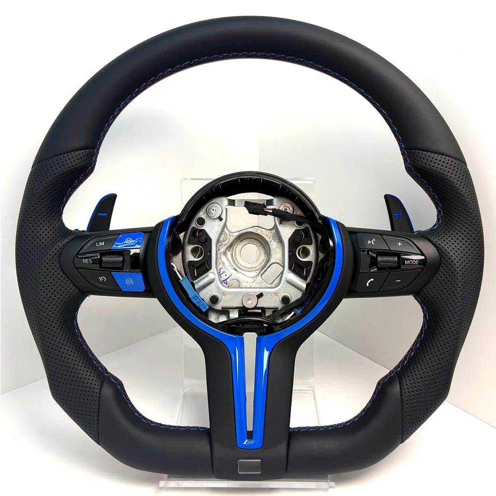Blauw Rood M Sport Stuurwiel voor BMW F01 F06 F10 F11 F12 F20 F21 F22 F25 F26 F30 F31 F32 F33 F34 F36 M3 F80 M4 F82 M5 F90