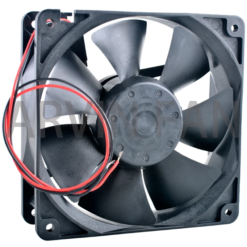 4715KL-05W-B20 ventilador de 12cm, 120mm, 120x120x38mm, DC24V, 0.28A, Enfriador de rodamiento de bolas Dual, ventiladores de refrigeración para convertidor de frecuencia