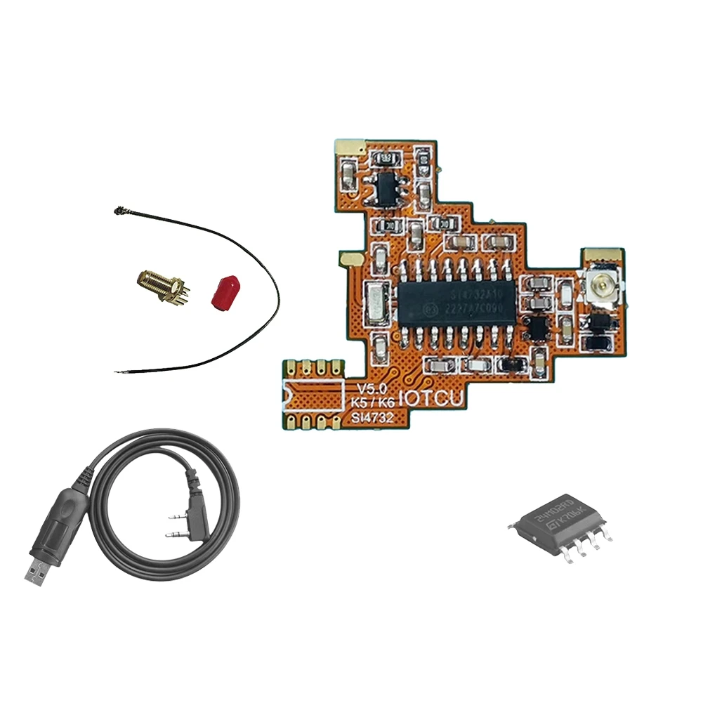 SI4732 V5.0 FPC Modification Module Kit&2M Chip for Quansheng UV K5 K6 HF Shortwave Full Band/Single Sideband Reception