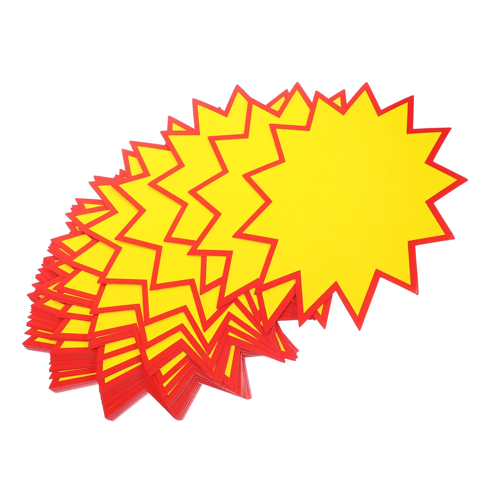 

100Pcs Paper Price Tag Large Size Replacement Sale Signs Promotional Sticker Shop Price Tags Retail Sale Labels Signs