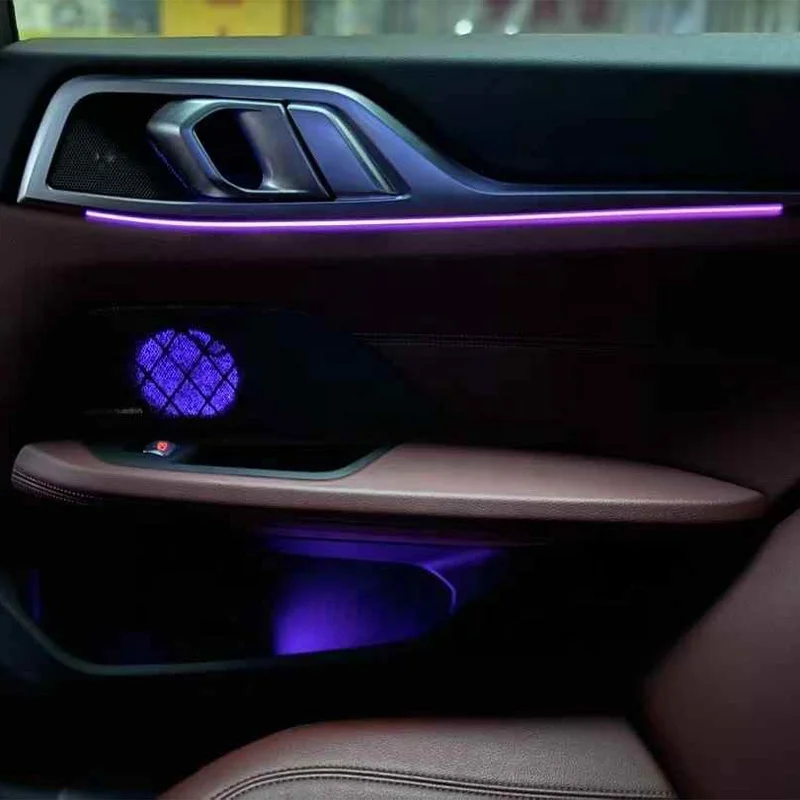

Custom and Wholesale Car Accessories Led Lights Interio Speaker Illuminated Cover for BMW 4 Series I4 M4 G22 G23 G26 G82