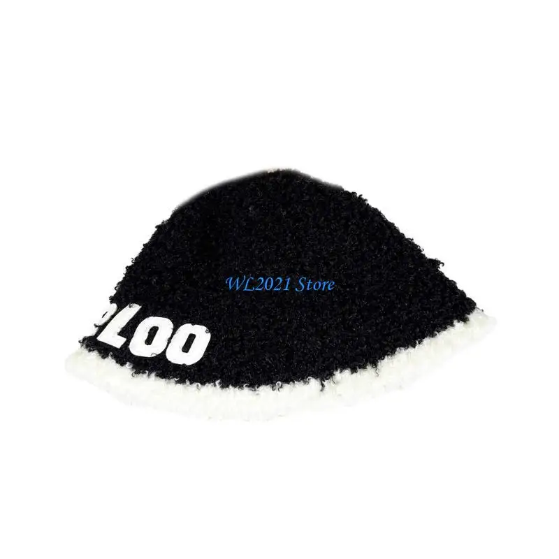 

G5GC Handmade Bucket Hat Elegant Beanie Y2K Cloches for Women Party Simple Hat Cloche Lady Warm Bucket Hat