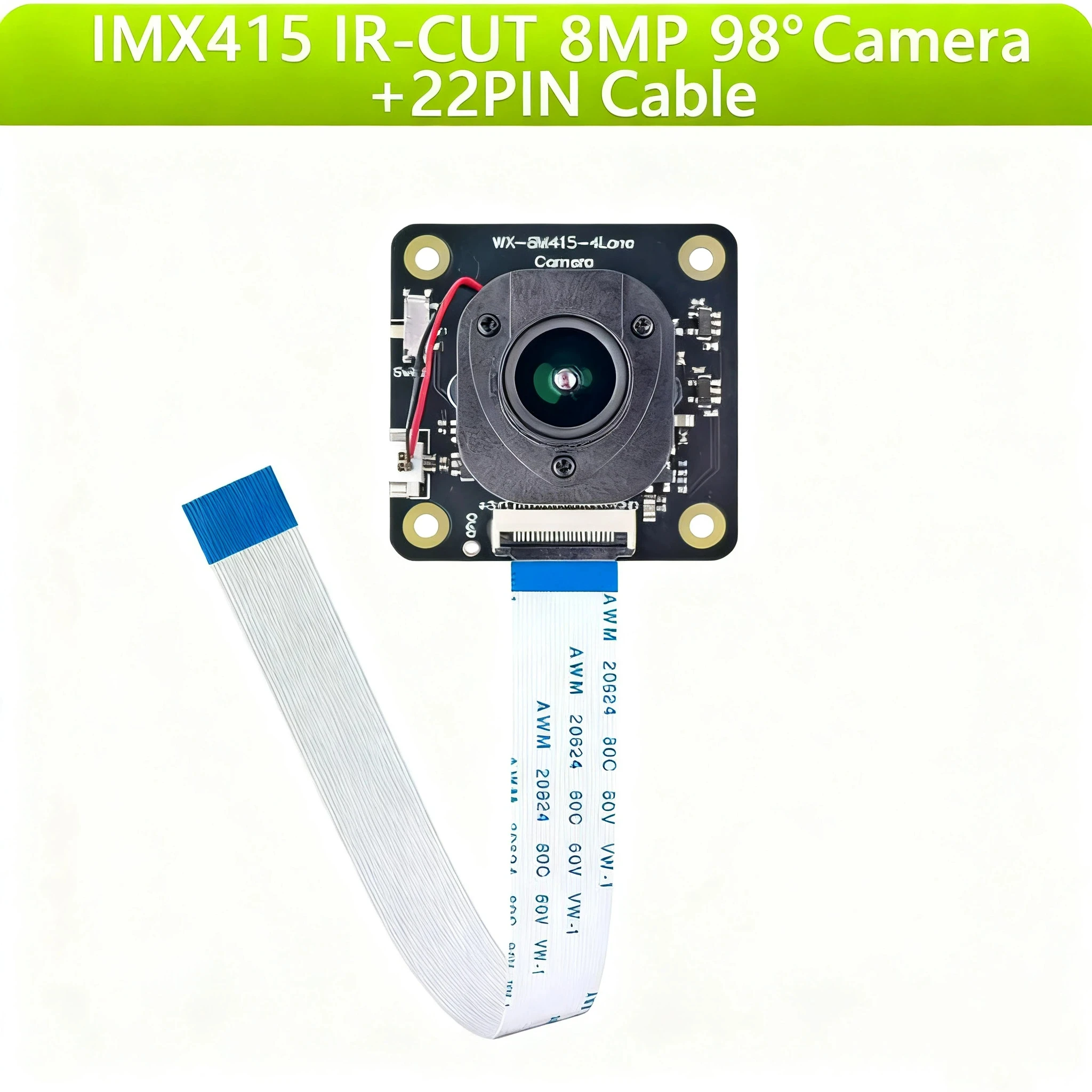 IMX415 8MP Camera Module with IR-CUT, MIPI CSI-4 Lane, 1/2.8
